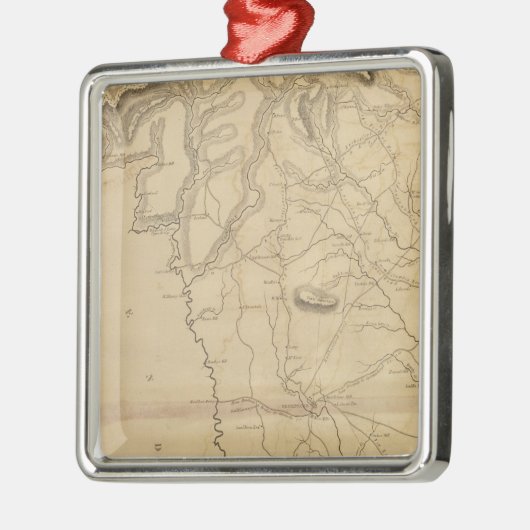 Greenville District, South Carolina Metalen Ornament (Links)