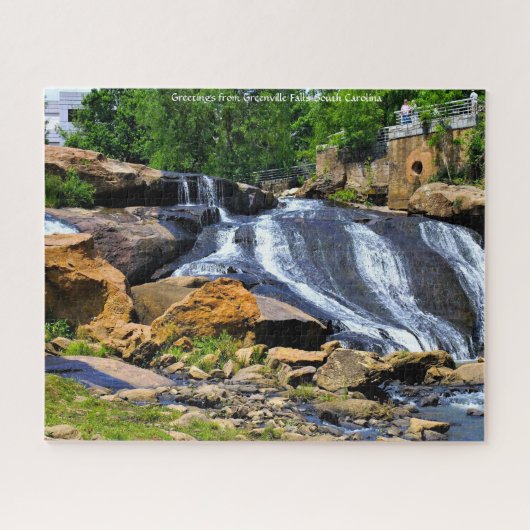 Greenville Falls South Carolina Legpuzzel (Horizontaal)