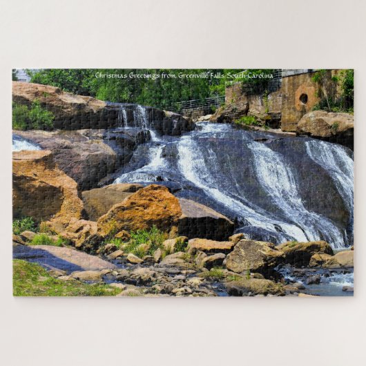 Greenville Falls South Carolina Legpuzzel (Horizontaal)
