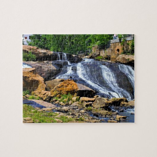 Greenville Falls South Carolina Legpuzzel (Horizontaal)