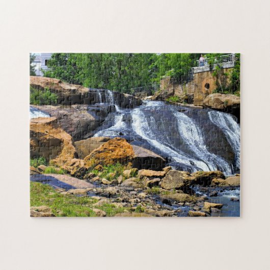 Greenville Falls South Carolina. Legpuzzel (Horizontaal)