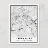 Greenville Map Briefkaart (Voorkant)