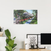 Greenville Mississippi in de lente Poster (Thuiskantoor)