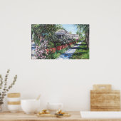 Greenville Mississippi in de lente Poster (Keuken)