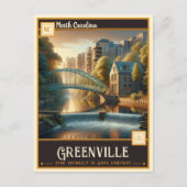 Greenville, North Carolina |  Briefkaart (Voorkant)