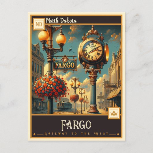 Greenville, North Dakota | Briefkaart (Voorkant)