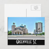 Greenville SC Briefkaart (Voorkant / Achterkant)