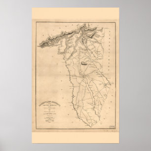 Greenville, SC Historic Wall Art Poster