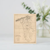 Greenville South Carolina 1820 Briefkaart (Staand voorkant)