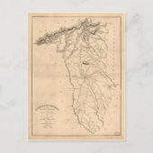 Greenville South Carolina 1820 Briefkaart (Voorkant)