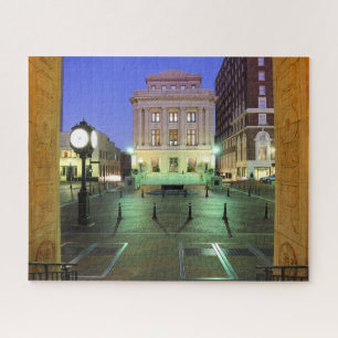Greenville, South Carolina, Downtown bij Night Legpuzzel