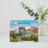 Greenville, South Carolina, Downtown Buildings Briefkaart (Staand voorkant)