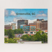 Greenville, South Carolina, Downtown Buildings Legpuzzel (Horizontaal)