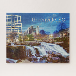 Greenville, South Carolina Downtown Reedy River Legpuzzel