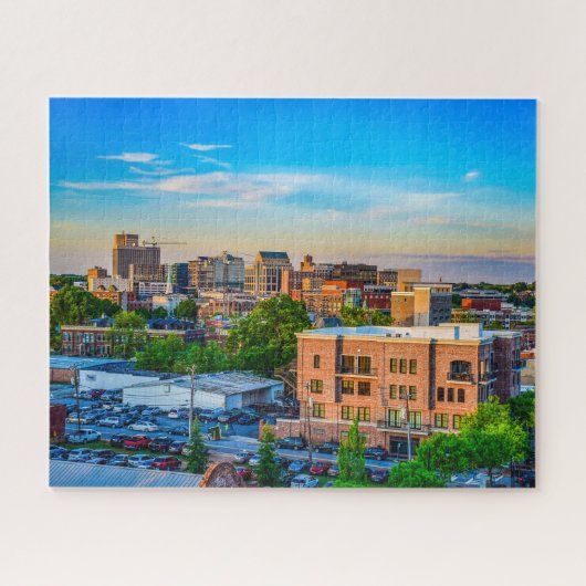 Greenville, South Carolina, Downtown Sunset Legpuzzel (Horizontaal)