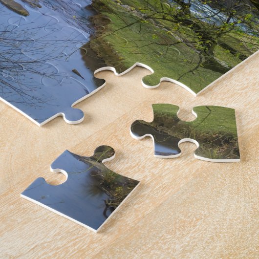 Greenville South Carolina Liberty Bridge Legpuzzel (Zijkant)