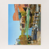 Greenville, South Carolina Reedy River Downtown Legpuzzel (Verticaal)