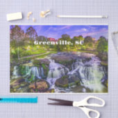 Greenville, South Carolina Reedy River Downtown Tissuepapier (Craft)