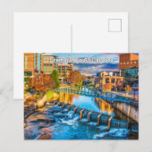 Greenville, South Carolina, Reizen Briefkaart (Voorkant / Achterkant)