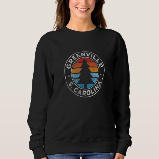 Greenville South Carolina SC  Graphic Retro Trui (Voorkant)