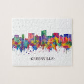 Greenville South Carolina Skyline Legpuzzel (Horizontaal)