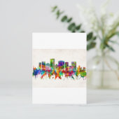 Greenville South Carolina Skyline Uitnodiging Briefkaart (Staand voorkant)
