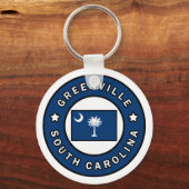Greenville South Carolina Sleutelhanger (Voorkant)