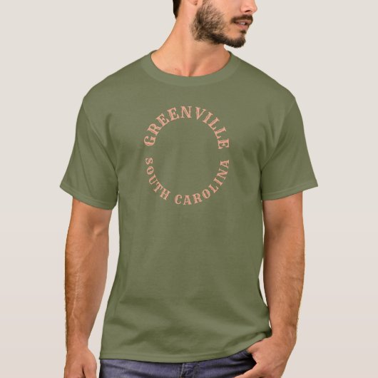 Greenville, South Carolina T-shirt (Voorkant)