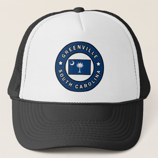 Greenville South Carolina Trucker Pet (Voorkant)