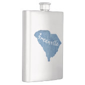 Greenville South Carolina Wood Grain Flacon (Rechts)