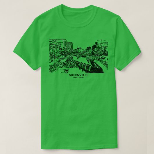 Greenville South olina 1 T-shirt (Design voorkant)