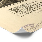 Greenville Texas 1886 Antiek Panoramic Map Poster (Hoek)