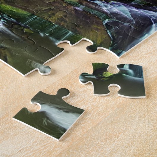 greenville zuid carolina binnenstadnacht sout legpuzzel (Zijkant)