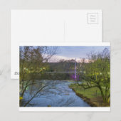 greenville zuid carolina liberty bridge briefkaart (Voorkant / Achterkant)