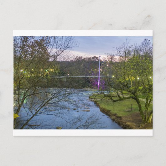 greenville zuid carolina liberty bridge briefkaart (Voorkant)