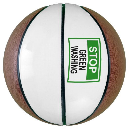 Greenwash-out stopzetten basketbal (Verticaal)