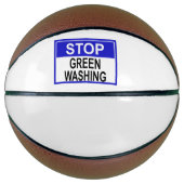 Greenwash-out stopzetten basketbal (Voorkant)