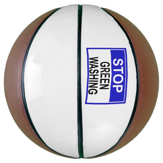 Greenwash-out stopzetten basketbal (Verticaal)