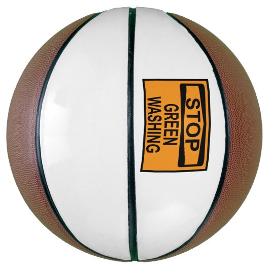 Greenwash-out stopzetten basketbal (Verticaal)