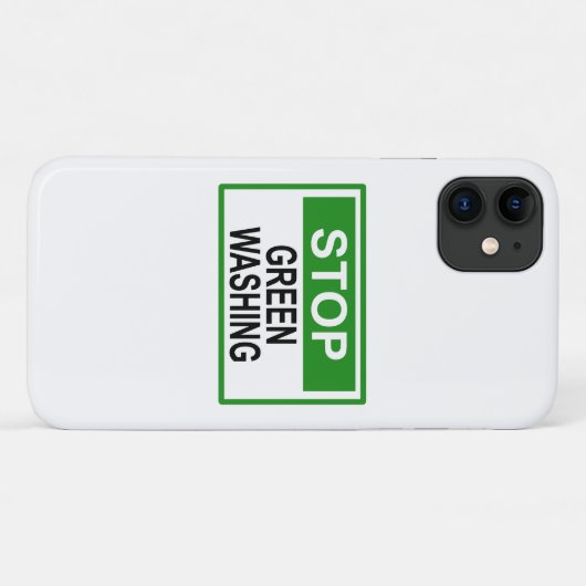 Greenwash-out stopzetten Case-Mate iPhone case (Achterkant (horizontaal))
