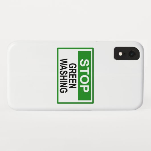 Greenwash-out stopzetten Case-Mate iPhone case (Achterkant (horizontaal))