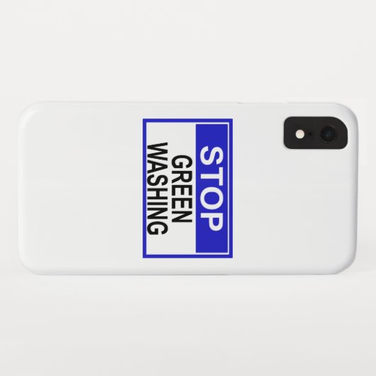 Greenwash-out stopzetten Case-Mate iPhone case (Achterkant (horizontaal))