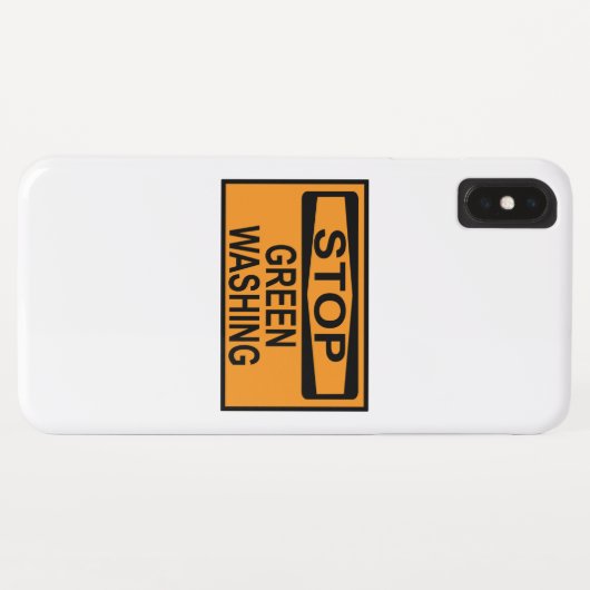 Greenwash-out stopzetten Case-Mate iPhone case (Achterkant (horizontaal))