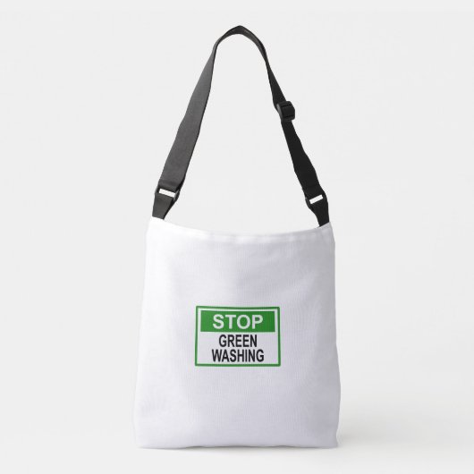 Greenwash-out stopzetten crossbody tas (Voorkant)