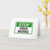 Greenwash-out stopzetten kaart (Gele Bloem)