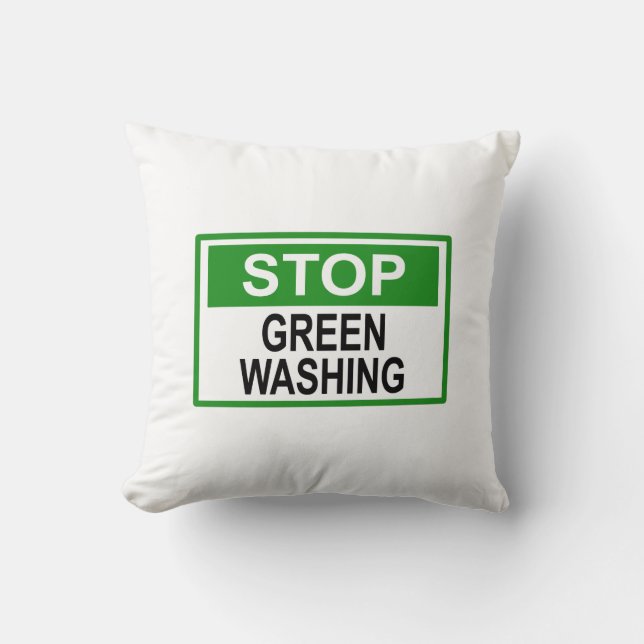 Greenwash-out stopzetten kussen (Voorkant)