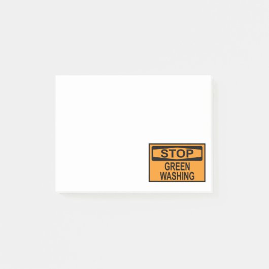 Greenwash-out stopzetten post-it® notes (Voorkant)