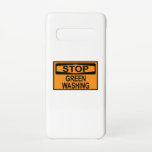 Greenwash-out stopzetten samsung galaxy s10 hoesje<br><div class="desc">Greenwash is een vorm van verkoopspin waarbij groene PR en groene marketing op bedrieglijke wijze worden gebruikt om het publiek ervan te overtuigen dat de producten,  de doelstellingen en het beleid van een organisatie milieuvriendelijk zijn.</div>