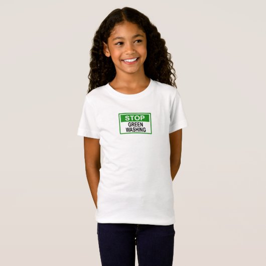 Greenwash-out stopzetten t-shirt (Voorkant volledig)