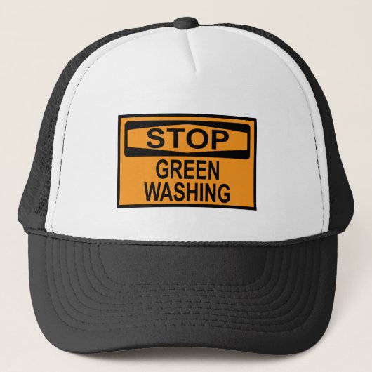 Greenwash-out stopzetten trucker pet (Voorkant)